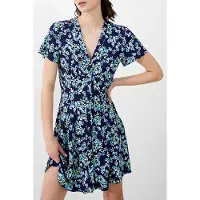 French Connection Benedetta Meadow Vnk Dress Blue Taglia: XS | Abiti in T-Shirt Outlet | Donna | Blu