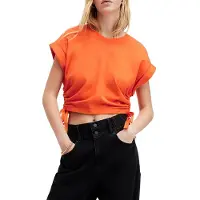 AllSaints Mira Tee Zesty Orange Taglia: XS | Maglie Sportivi Outlet | Donna | Arancione