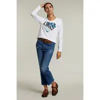 River Woods White Crew Neck T-shirt Taglia: XS | Maglie a manica lunga Outlet | Donna | Bianco