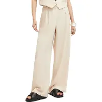 AllSaints Deri Lyn Trouser Cream White Taglia: 10 | Pantaloni Outlet | Donna | Bianco