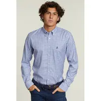 River Woods Custom Fit Checked Shit With Pocket Multi Taglia: S | Camicie Casual Outlet | Uomo | Bianco