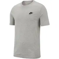 Nike Sportswear Club T-Shirt T-shirt Uomo (L, grigio)