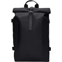 Rains Zaini Rolltop Rucksack Large W3 donne - Nero - Unica