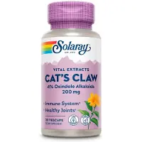 Solaray Unghia Di Gatto 200 Mg 30 Unità