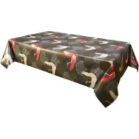 Habitable Tovaglia ENVOL - NOIR - 140X200 CM - Nero - 140x200 cm