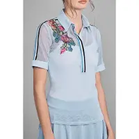 Anne Fontaine Vaas-p20 Sky Blue Taglia: 38 | Polo Outlet | Donna | Blu