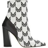 Marcell von Berlin Printed Ankle Boots Black/white Logo Print Taglia: 36 | Stivali Outlet | Donna | Nero