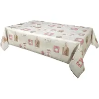 Habitable Tovaglia FOURNIL - ROUGE - 140X200 CM - Rosso - 140x200 cm