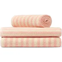 Bongusta Naram Bath Sheet Telo da spiaggia (150 x 100 cm, tropical & creme)