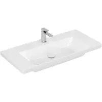 Villeroy & Boch Subway 3.0 lavabo à poser, 1 trou pour robinet, sans trop-plein, non rectifié, 1000x470mm, 4A70A2R1, 4A70A2R1