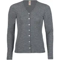 Engel Women's Cardigan Giacca di lana Donna (38/40, grigio)
