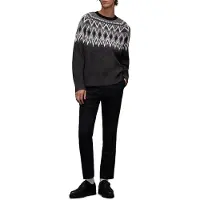 AllSaints Aces Crew Black/charcoal Taglia: XXL | Maglioni a maglia Outlet | Uomo | Nero