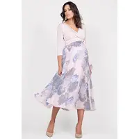 Seraphine Maternity Wrap Dress Blush Taglia: 6 | Vestiti Outlet | Donna