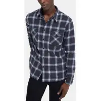 The Kooples Chemise Droite A Carreaux Avec Poche Plaquees Bottle Green Taglia: XS | Camicie Casual Outlet | Uomo | Verde