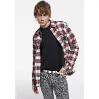 The Kooples Chemise Droite A Carreaux Poches Contrastees Red Taglia: XS | Camicie Casual Outlet | Uomo | Rosso