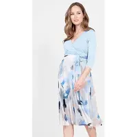 Seraphine Maternity Wrap Dress Blue Taglia: 8 | Vestiti Outlet | Donna | Blu