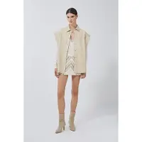 Iro Paris Mullen Overshirt In Beige Taglia: S | Sovracamicie Outlet | Donna | Marrone