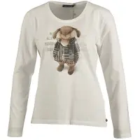 River Woods Crew Neck Tee Ls + Deco White Taglia: XS | Maglie a manica lunga Outlet | Donna | Bianco