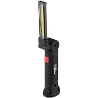 Neo Tools Lampada da officina ricaricabile 200 lm COB + torcia