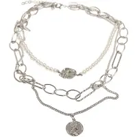 Urban Classics Collana 'Ocean' argento