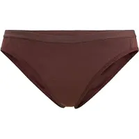 Icebreaker Women's Siren Bikini Mutande merino Donna (XS, marrone)