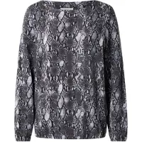 s.Oliver T-shirts Grey/black Taglia: 46 | Maglie a manica lunga Outlet | Donna | Grigio