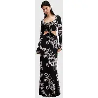 AllSaints Cynthia Dress Monica Black Taglia: 12 | Maxi abiti Outlet | Donna | Nero