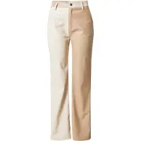 Colourful Rebel Ismay Wide Leg Faux Leather Pants Off White Taglia: XXS | Pantaloni di pelle Outlet | Donna | Bianco