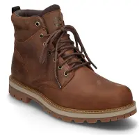Timberland per uomo. TB0A69UHEM61 Stivaletti impermeabili con lacci Britton Road marrone (41), Pelle, Basso, Stringhe, Casual, Sostenibile