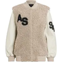 AllSaints Valerie Shearlng Jkt Off White Taglia: XS | Bomber Outlet | Donna | Bianco