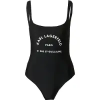 Karl Lagerfeld Rsg Logo Swimsuit Black Taglia: XS | Costumi Interi Outlet | Donna | Nero