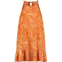 Shiwi Ladies Medellin Dress Artsy Leaves Fresh Apricot Orange Taglia: XL | Abiti Mini Outlet | Donna | Arancia