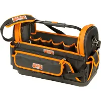 Bahco Aprire La Borsa Degli Attrezzi Tessili Con Base Rigida 32l 350 Mmx230 Mmx500 Mm