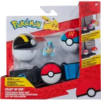 Pokémon Figura Clip N Go Belt Squirtle Pkw3648