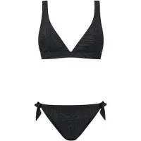 Shiwi Amy Bikini Set Bermuda Tiger Structure Black Taglia: 34 | Bikini Outlet | Donna | Nero