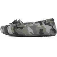 Minnetonka Mocassino grigio / verde / nero
