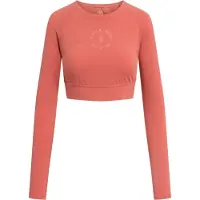 Gold's Gym Helen - Women's Cropped Longsleeve Top Red Taglia: M | Maglie Sportivi Outlet | Donna | Rosso