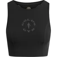 Gold's Gym Laura - Women's Cropped Sleeveless Top Black Taglia: XS | Reggiseni sportivi Outlet | Donna | Nero