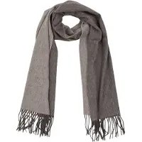 CASH-MERE.CH Sciarpa 'Double face' grigio