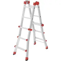 Hailo Scala multifunzione in alluminio M80 4x3 pioli
