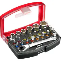 Connex Set di chiavi da 25 pezzi, supporto magnetico universale da 1/4 di pollice, COXB973925
