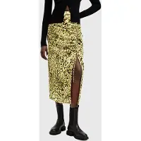 AllSaints Carla Skirt Teresa Lime Green Taglia: 8 | Minigonne Outlet | Donna | Verde