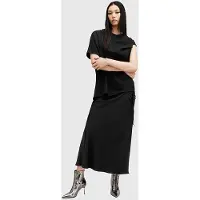 AllSaints Onyx Twist Tee Black Taglia: S | Maglie Sportivi Outlet | Donna | Nero