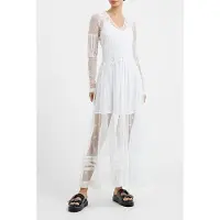 French Connection Cherise Lace Dress White Taglia: 6 | Maxi abiti Outlet | Donna | Bianco