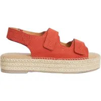 White Stuff Velcro Espadrille Sandal Mid Coral Taglia: 6 | Espadrillas Outlet | Donna | Arancia