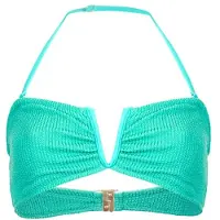 French Connection Bandeau Bikini Top Green Taglia: XS | Bikini Outlet | Donna | Verde