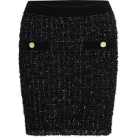 Karl Lagerfeld Boucle Knit Skirt Black Taglia: M | Minigonne Outlet | Donna | Nero