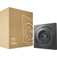 Fibaro Gniazdko Walli Outlet N typ E antracyt FGWSONE-011-8