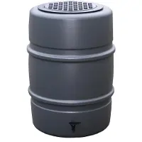Harcostar Cisterna per l'acqua piovana da 168 litri, color antracite