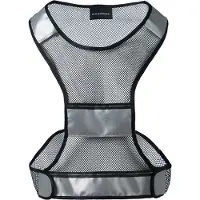 Endurance Borwey Safety Vest Gilet da corsa (One Size, grigio)